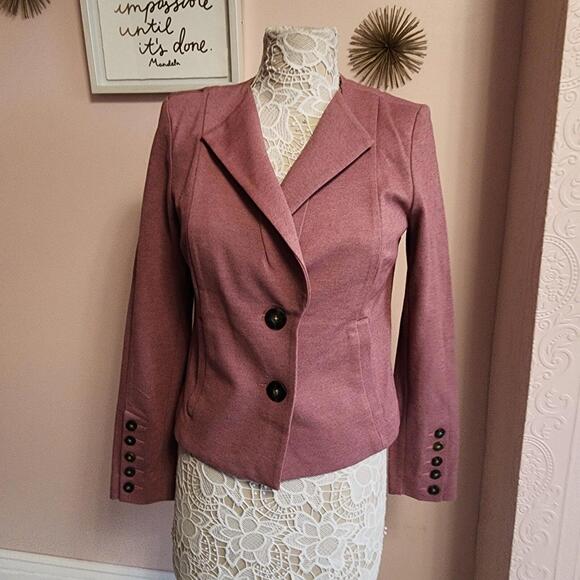 LKNW Cabi Pink Rose Applaud Blazer Jacket 3550 Size 6 - Picture 6 of 9